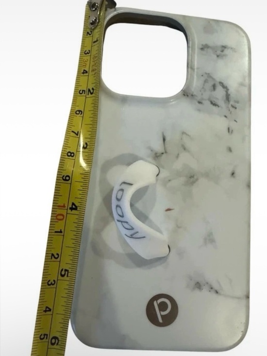 Loopy Case Other - Loopy Marble White Phone Case for iPhone 13 Pro